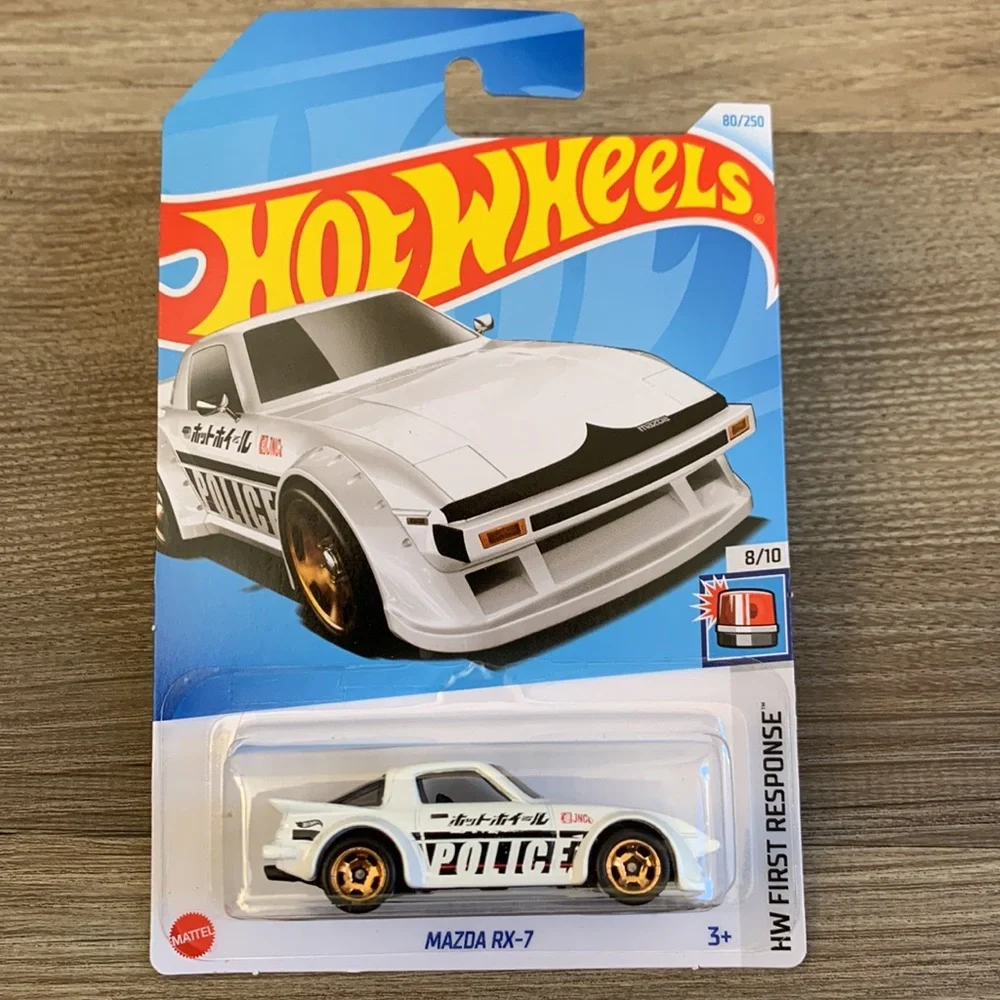 Hot Wheels Mazda RX 7 RX7 Police Cop Car Mattel First Response Hotwheels 2024 🆕
